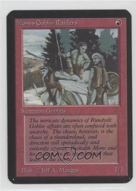1993 Magic: The Gathering - Limited Edition Alpha - [Base] #_MGRA - Mons's Goblin Raiders