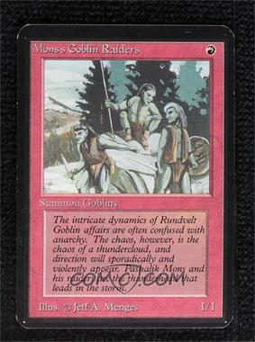 1993 Magic: The Gathering - Limited Edition Alpha - [Base] #_MGRA - Mons's Goblin Raiders