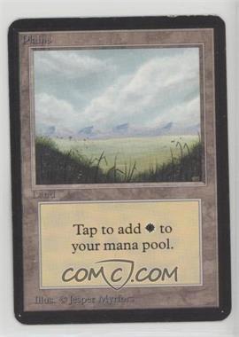 1993 Magic: The Gathering - Limited Edition Alpha - [Base] #_PLAI.1 - Plains (Open Meadow) [EX to NM]