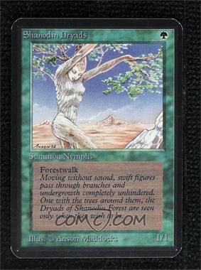 1993 Magic: The Gathering - Limited Edition Alpha - [Base] #_SHDR - Shanodin Dryads