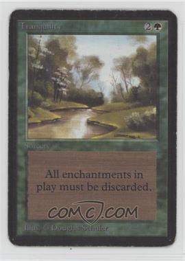 1993 Magic: The Gathering - Limited Edition Alpha - [Base] #_TRAN - Tranquility [Good to VG‑EX]