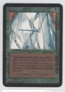 1993 Magic: The Gathering - Limited Edition Alpha - [Base] #_WAIC - Wall of Ice