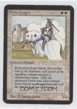 1993 Magic: The Gathering - Limited Edition Alpha - [Base] #_WHKN - White Knight