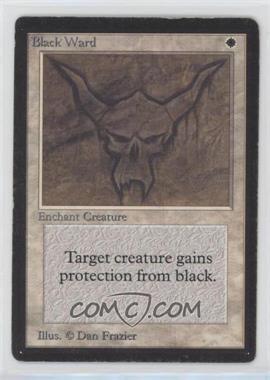 1993 Magic: The Gathering - Limited Edition Beta - [Base] #_BLWA - Black Ward