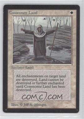 1993 Magic: The Gathering - Limited Edition Beta - [Base] #_COLA - Consecrate Land