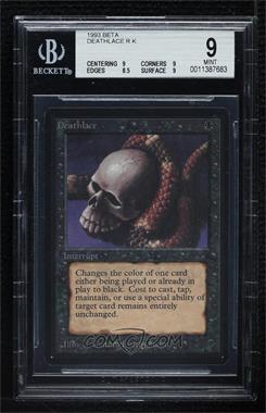 1993 Magic: The Gathering - Limited Edition Beta - [Base] #_DELA - Deathlace [BGS 9 MINT]