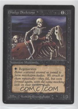 1993 Magic: The Gathering - Limited Edition Beta - [Base] #_DRSK - Drudge Skeletons [EX to NM]