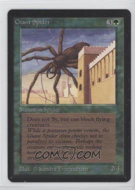 1993 Magic: The Gathering - Limited Edition Beta - [Base] #_GISP - Giant Spider