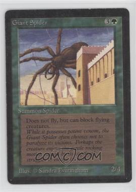 1993 Magic: The Gathering - Limited Edition Beta - [Base] #_GISP - Giant Spider