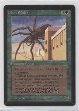 1993 Magic: The Gathering - Limited Edition Beta - [Base] #_GISP - Giant Spider