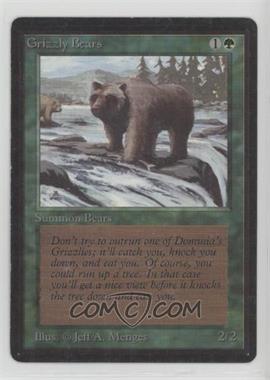 1993 Magic: The Gathering - Limited Edition Beta - [Base] #_GRBE - Grizzly Bears