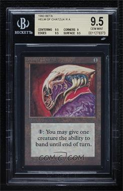 1993 Magic: The Gathering - Limited Edition Beta - [Base] #_HECH - Helm of Chatzuk [BGS 9.5 GEM MINT]