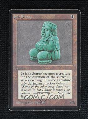 1993 Magic: The Gathering - Limited Edition Beta - [Base] #_JAST - Jade Statue [Good to VG‑EX]