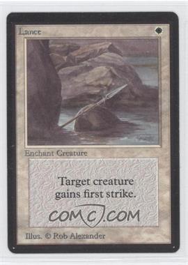 1993 Magic: The Gathering - Limited Edition Beta - [Base] #_LANC - Lance