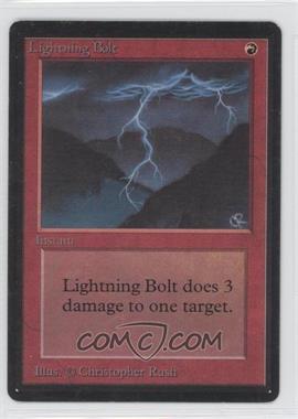 1993 Magic: The Gathering - Limited Edition Beta - [Base] #_LIBO - Lightning Bolt