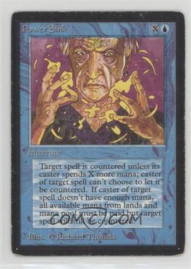 1993 Magic: The Gathering - Limited Edition Beta - [Base] #_POSI - Power Sink [EX to NM]