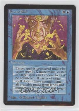 1993 Magic: The Gathering - Limited Edition Beta - [Base] #_POSI - Power Sink [EX to NM]