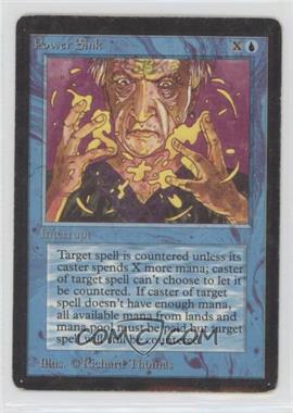 1993 Magic: The Gathering - Limited Edition Beta - [Base] #_POSI - Power Sink [Good to VG‑EX]