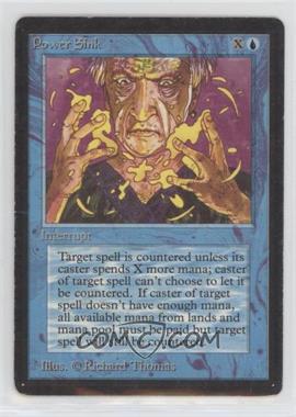 1993 Magic: The Gathering - Limited Edition Beta - [Base] #_POSI - Power Sink [Good to VG‑EX]