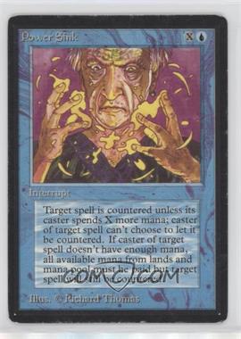 1993 Magic: The Gathering - Limited Edition Beta - [Base] #_POSI - Power Sink [Good to VG‑EX]