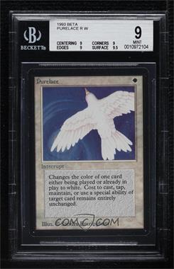 1993 Magic: The Gathering - Limited Edition Beta - [Base] #_PURE - Purelace [BGS 9 MINT]