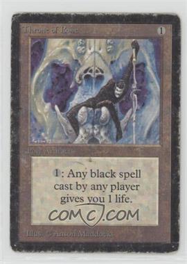 1993 Magic: The Gathering - Limited Edition Beta - [Base] #_THBO - Throne of Bone
