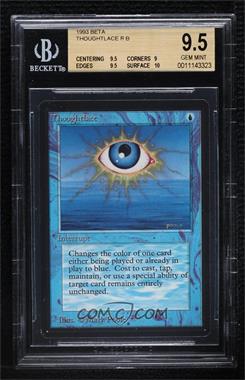1993 Magic: The Gathering - Limited Edition Beta - [Base] #_THOU - Thoughtlace [BGS 9.5 GEM MINT]