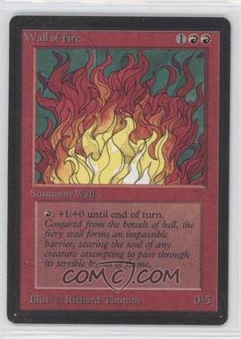 1993 Magic: The Gathering - Limited Edition Beta - [Base] #_WAFI - Wall of Fire