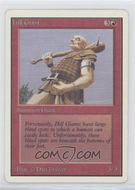 1993 Magic: The Gathering - Unlimited Edition - [Base] #_HIGI - Hill Giant
