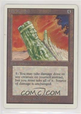 1993 Magic: The Gathering - Unlimited Edition - [Base] #_JAMO - Jade Monolith