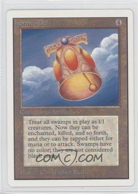 1993 Magic: The Gathering - Unlimited Edition - [Base] #_KOBE - Kormus Bell
