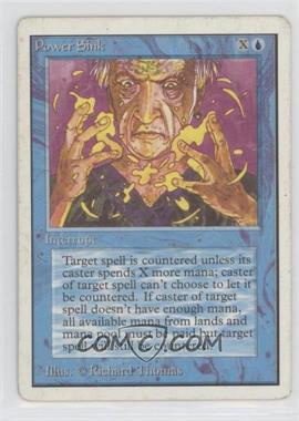 1993 Magic: The Gathering - Unlimited Edition - [Base] #_POSI - Power Sink [Good to VG‑EX]