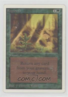 1993 Magic: The Gathering - Unlimited Edition - [Base] #_REGR - Regrowth
