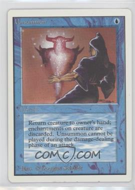 1993 Magic: The Gathering - Unlimited Edition - [Base] #_UNSU - Unsummon [EX to NM]