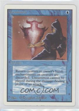 1993 Magic: The Gathering - Unlimited Edition - [Base] #_UNSU - Unsummon [EX to NM]