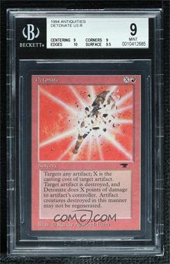 1994 Magic: The Gathering - Antiquities - [Base] #_DETO - Detonate [BGS 9 MINT]