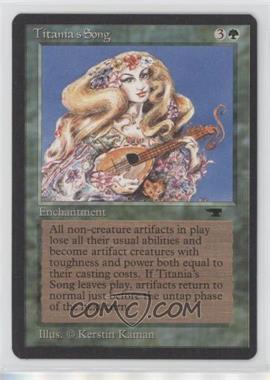 1994 Magic: The Gathering - Antiquities - [Base] #_TISO - Titania's Song