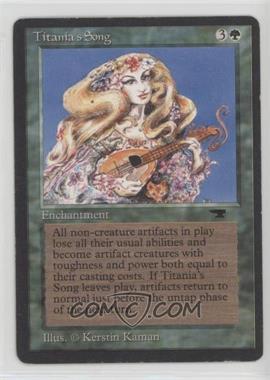 1994 Magic: The Gathering - Antiquities - [Base] #_TISO - Titania's Song