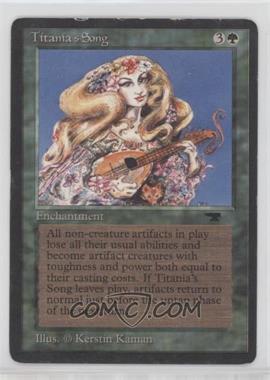 1994 Magic: The Gathering - Antiquities - [Base] #_TISO - Titania's Song