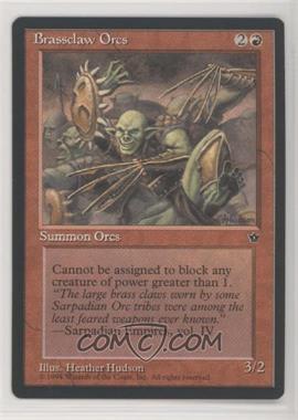 1994 Magic: The Gathering - Fallen Empires - [Base] #_BROR.2 - Brassclaw Orcs