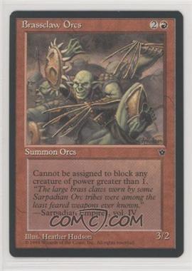 1994 Magic: The Gathering - Fallen Empires - [Base] #_BROR.2 - Brassclaw Orcs