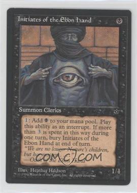 1994 Magic: The Gathering - Fallen Empires - [Base] #IEHA.2 - Initiates of the Ebon Hand