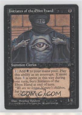 1994 Magic: The Gathering - Fallen Empires - [Base] #IEHA.2 - Initiates of the Ebon Hand