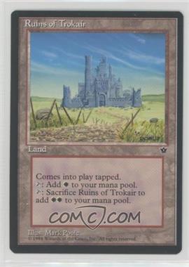 1994 Magic: The Gathering - Fallen Empires - [Base] #RUTR - Ruins of Trokair