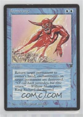 1994 Magic: The Gathering - Legends - [Base] #_BOOM - Boomerang [EX to NM]