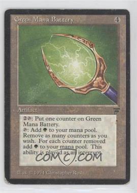 1994 Magic: The Gathering - Legends - [Base] #_GRMB - Green Mana Battery [Good to VG‑EX]