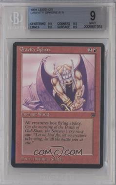 1994 Magic: The Gathering - Legends - [Base] #_GRSP - Gravity Sphere [BGS 9 MINT]