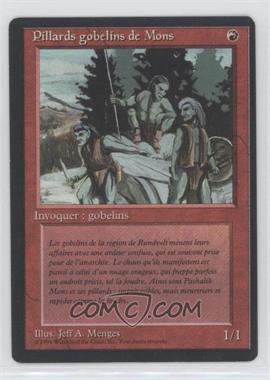 1994 Magic: The Gathering - Revised Edition - [Base] - French Black Border #_MGRA - Mons's Goblin Raiders