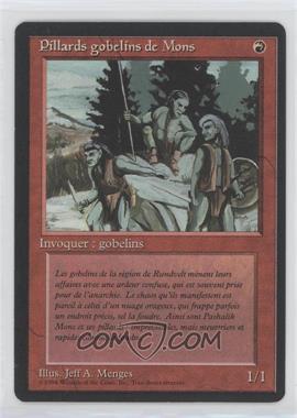 1994 Magic: The Gathering - Revised Edition - [Base] - French Black Border #_MGRA - Mons's Goblin Raiders