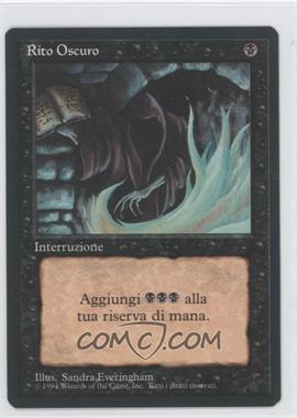 1994 Magic: The Gathering - Revised Edition - [Base] - Italian #_DARI - Dark Ritual